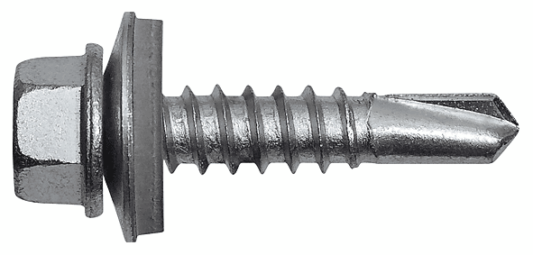 <b>HD5-W</b> Винт самосверлящий с шайбой Z14 и прокладкой EPDM